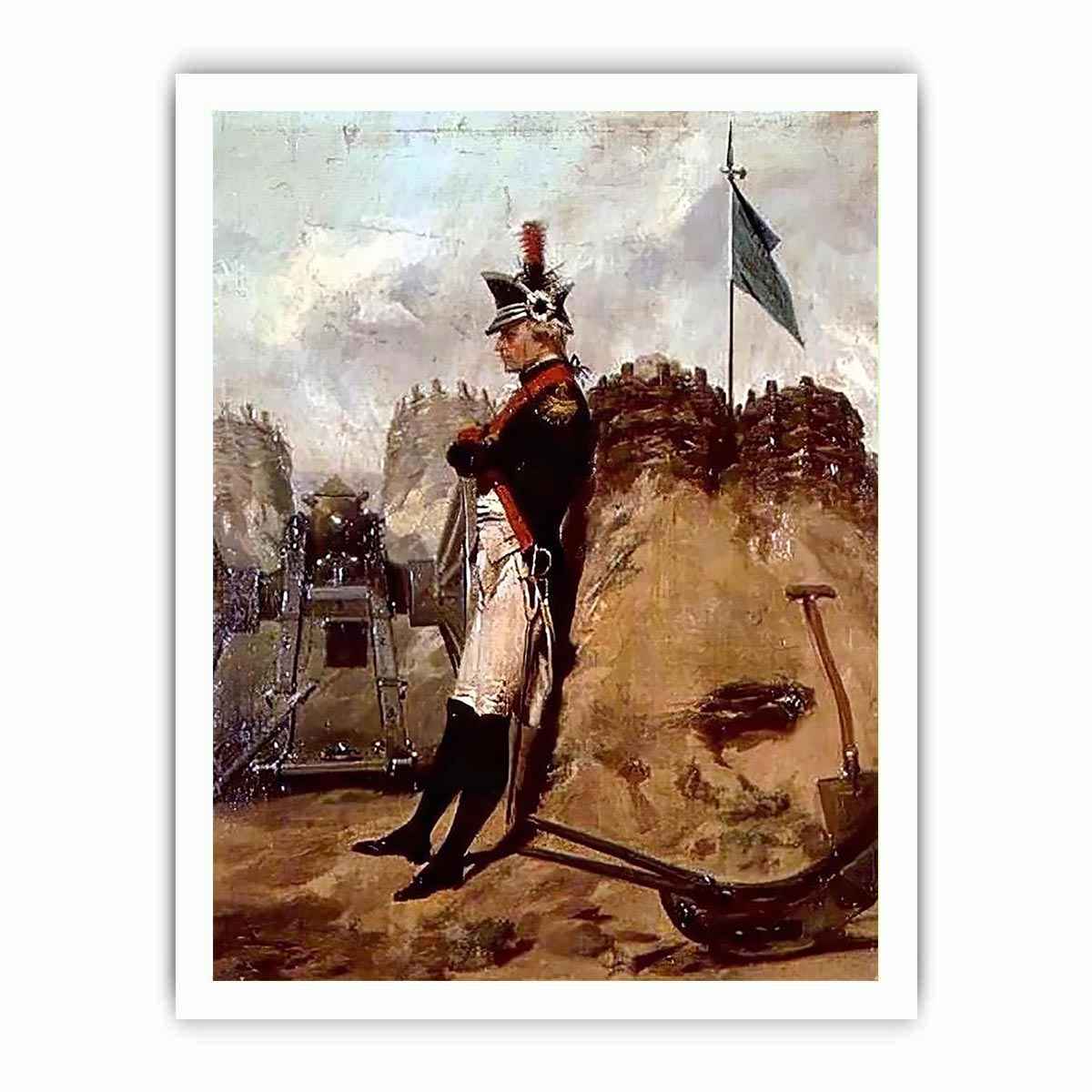 Alexander Hamilton in the Uniform of the New York Artillery