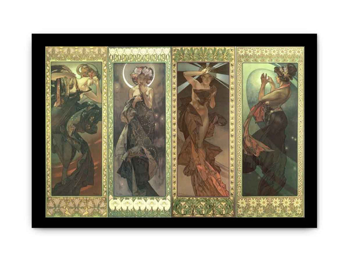 Alfons Mucha - Moon and Stars series