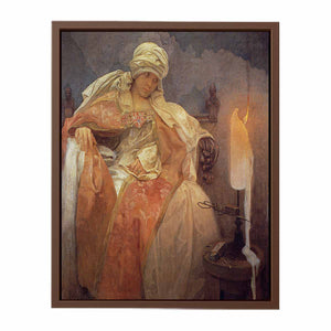 Woman With a Burning Candle
