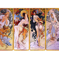 Four Seasons by Alfons Mucha, circa 1897