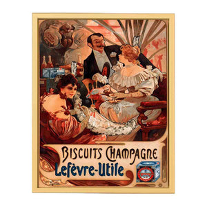 Alfons Mucha - 1896 - Biscuits Champagne-Lefèvre-Utile