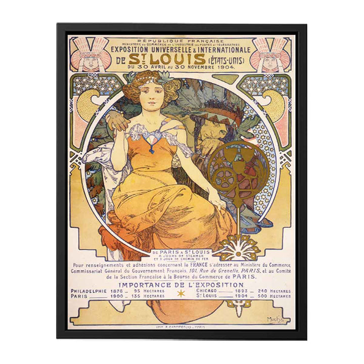 Exposition Universelle & Internationale de St. Louis (États-Unis) du 30 Avril au 30 Novembre 1904, by Alfons Mucha
