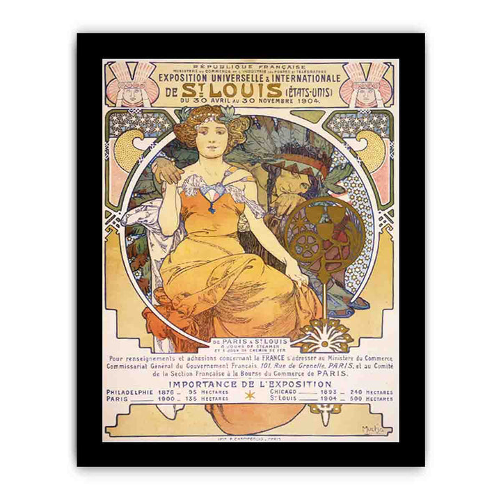 Exposition Universelle & Internationale de St. Louis (États-Unis) du 30 Avril au 30 Novembre 1904, by Alfons Mucha