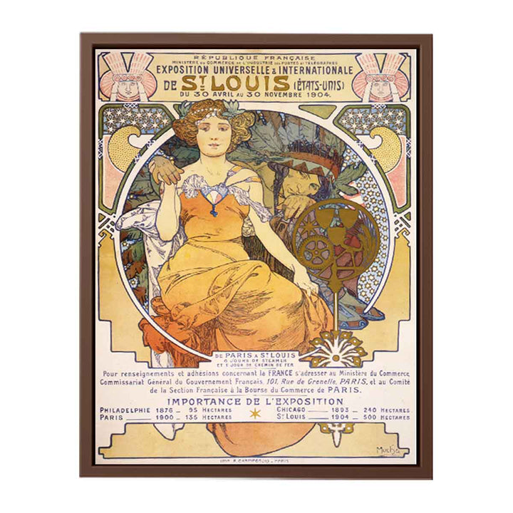 Exposition Universelle & Internationale de St. Louis (États-Unis) du 30 Avril au 30 Novembre 1904, by Alfons Mucha
