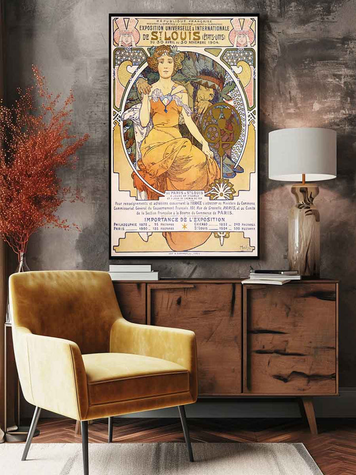 Exposition Universelle & Internationale de St. Louis (États-Unis) du 30 Avril au 30 Novembre 1904, by Alfons Mucha