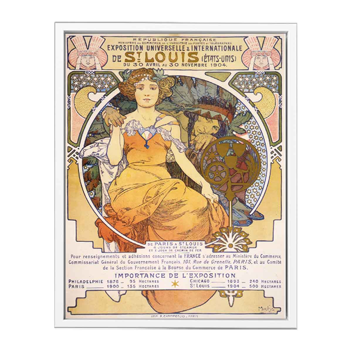 Exposition Universelle & Internationale de St. Louis (États-Unis) du 30 Avril au 30 Novembre 1904, by Alfons Mucha