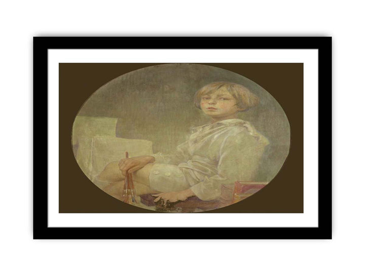 Portrait of Mucha's son Jiří