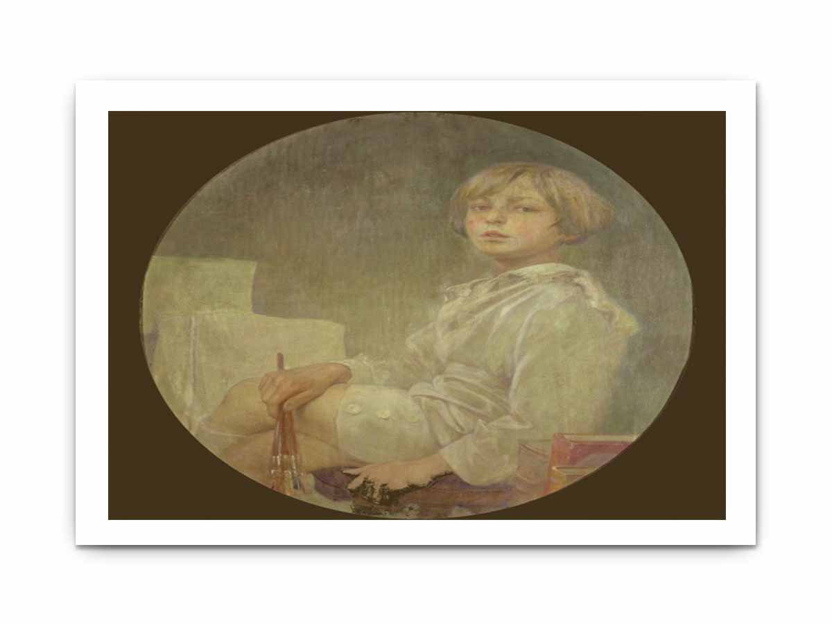 Portrait of Mucha's son Jiří