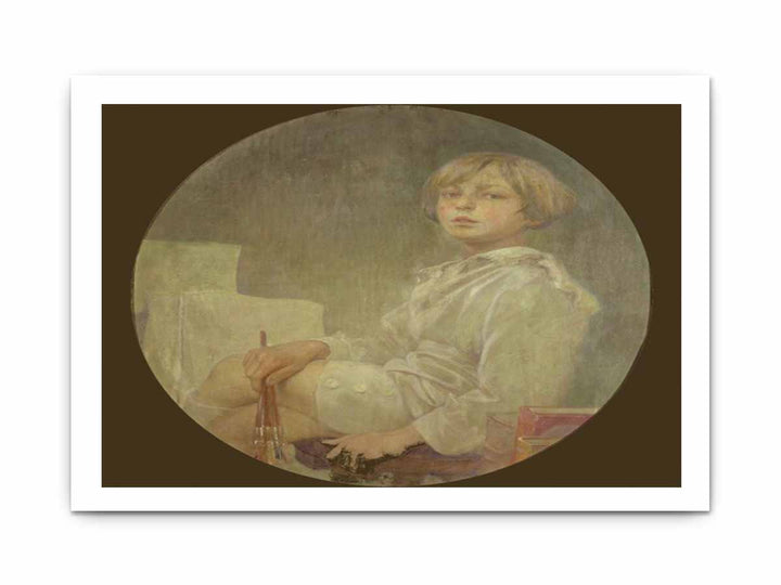 Portrait of Mucha's son Jiří