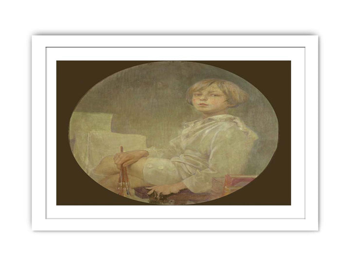 Portrait of Mucha's son Jiří