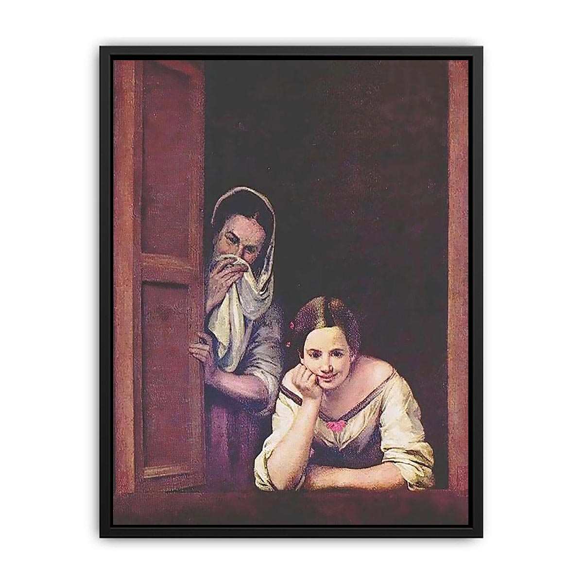 A Girl and her Duenna by Bartolome Esteban Murillo