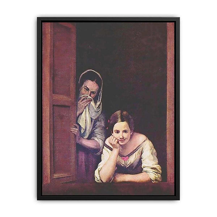 A Girl and her Duenna by Bartolome Esteban Murillo
