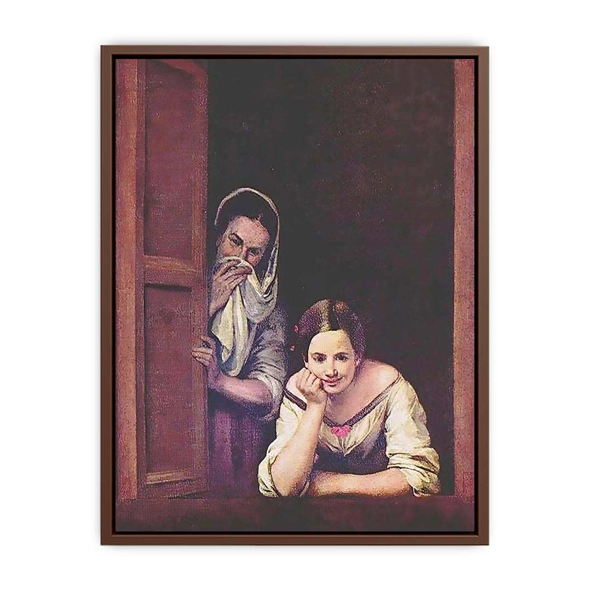 A Girl and her Duenna by Bartolome Esteban Murillo