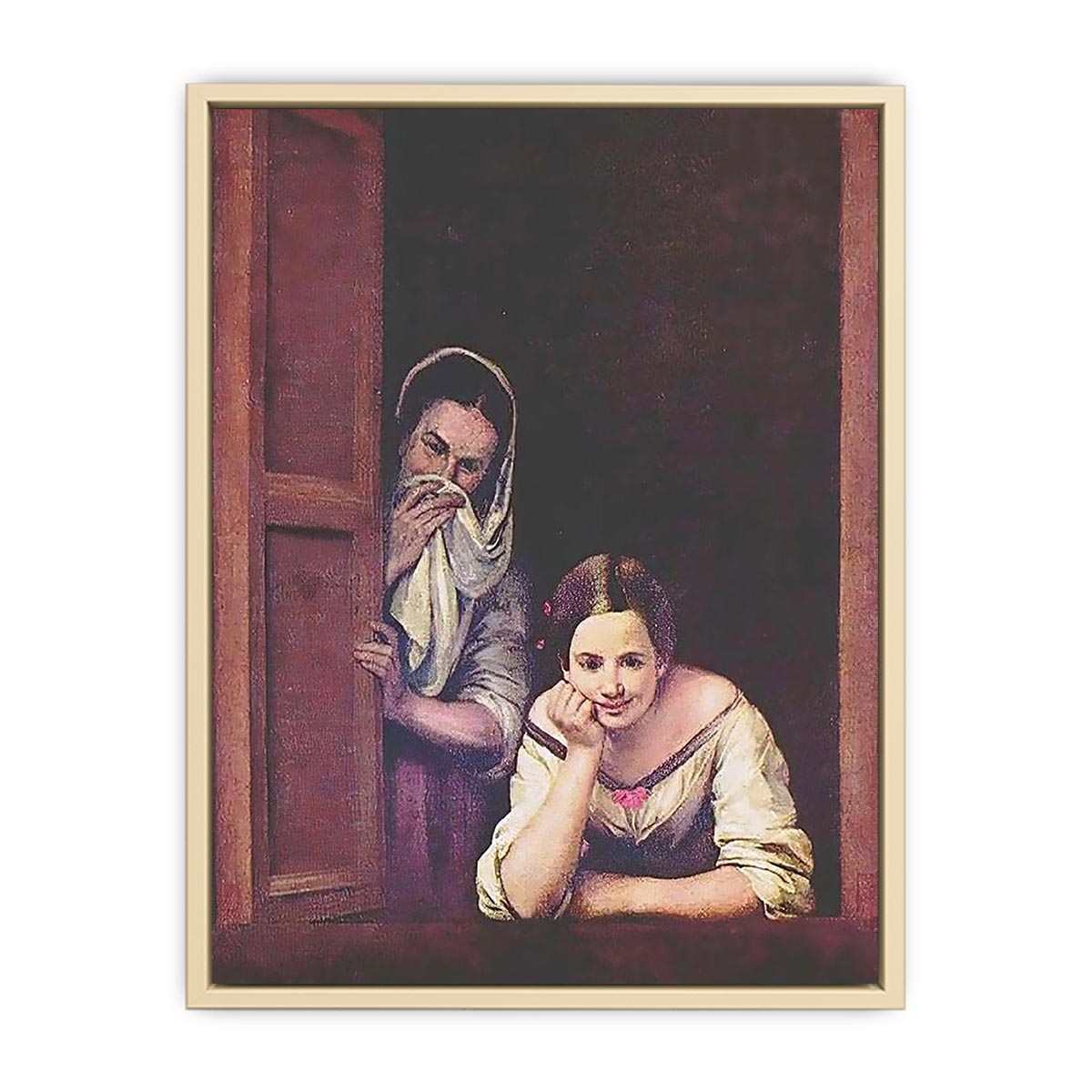 A Girl and her Duenna by Bartolome Esteban Murillo