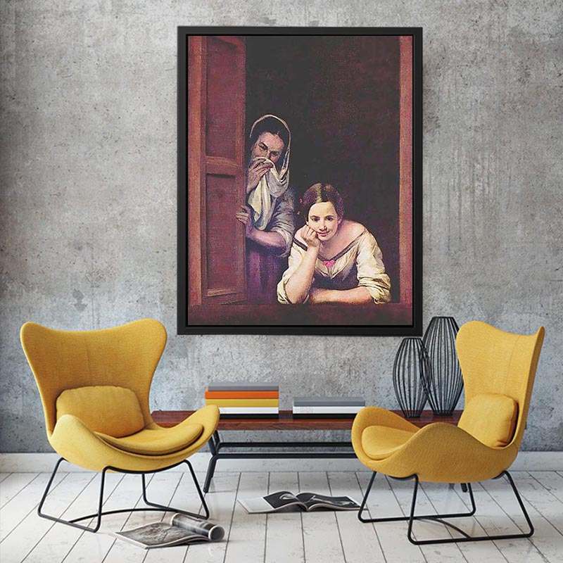 A Girl and her Duenna by Bartolome Esteban Murillo