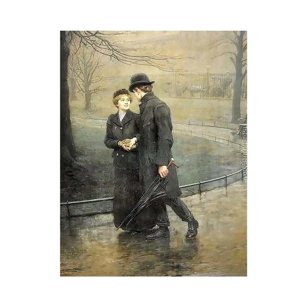 Garden of Eden by  Briton Rivière