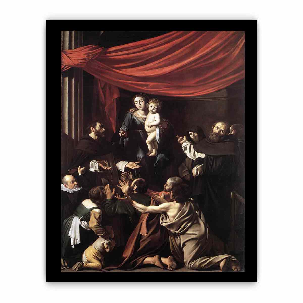 Madonna del Rosario By Caravaggio