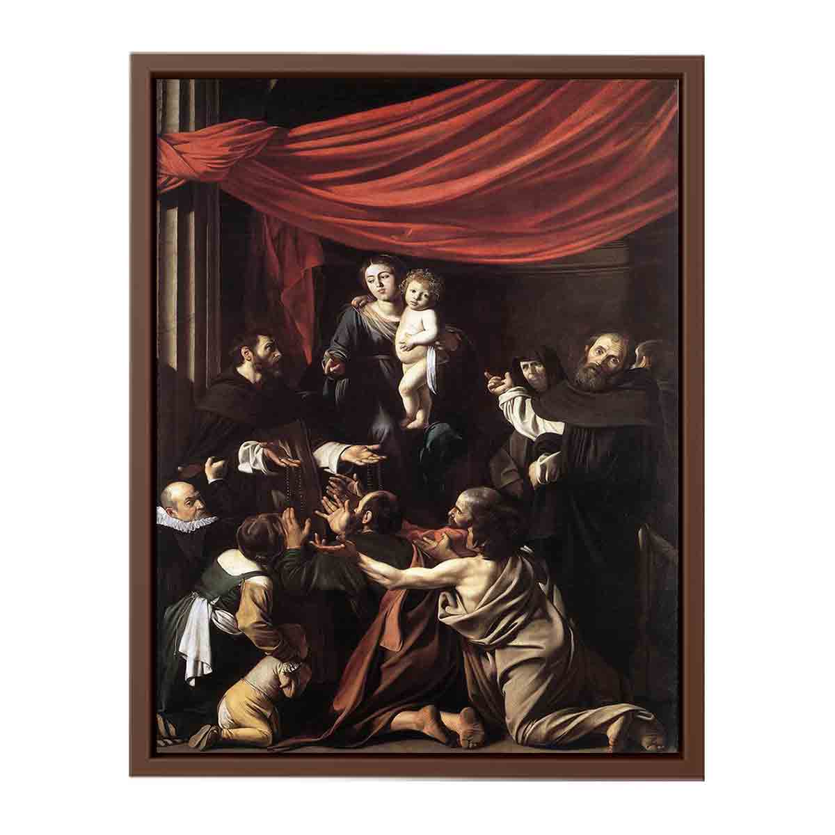 Madonna del Rosario By Caravaggio