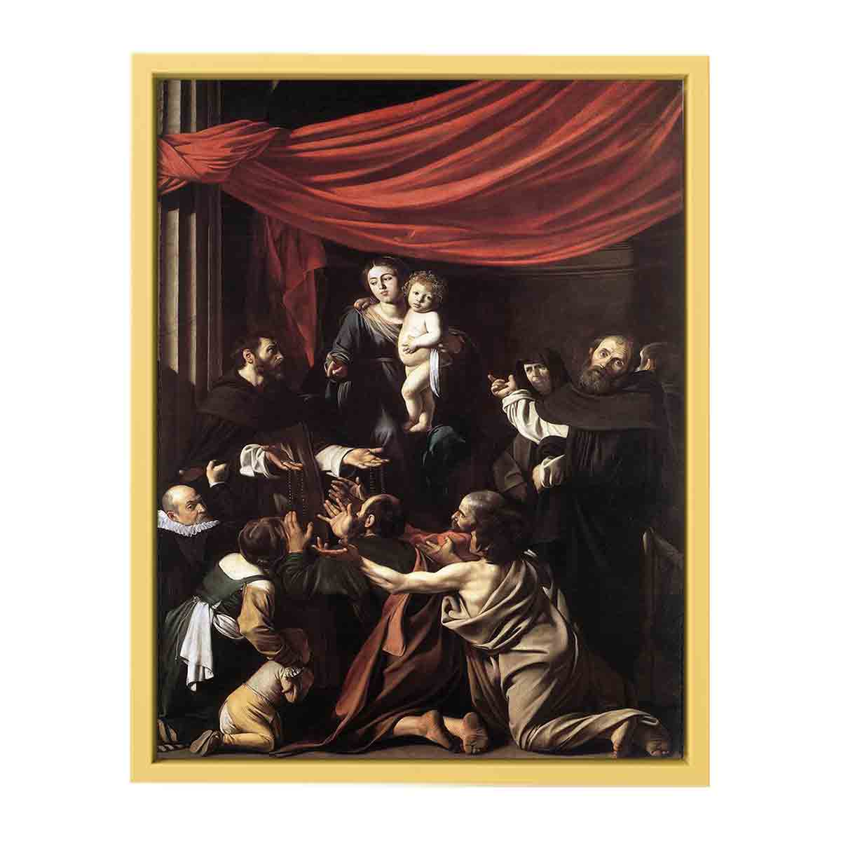 Madonna del Rosario By Caravaggio