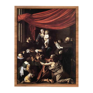 Madonna del Rosario By Caravaggio