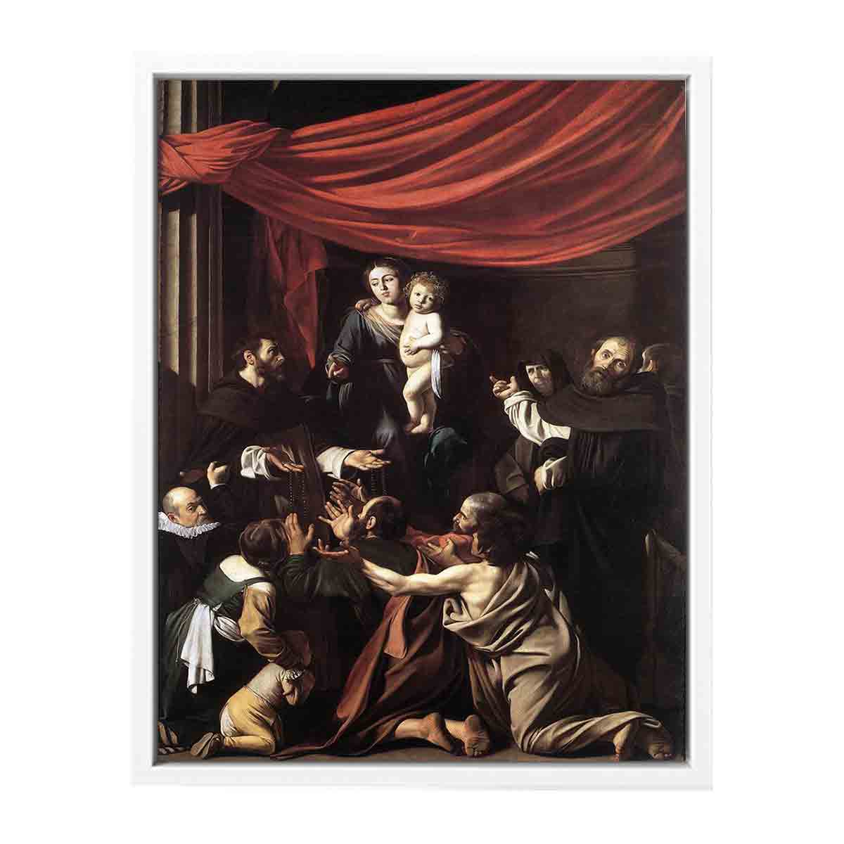 Madonna del Rosario By Caravaggio