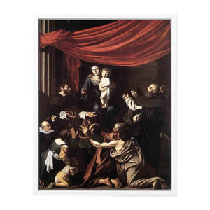 Madonna del Rosario By Caravaggio