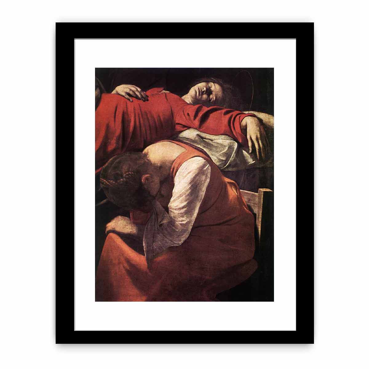 The Death of the Virgin (detail) By Caravaggio