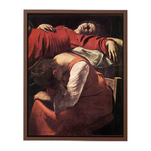 The Death of the Virgin (detail) By Caravaggio