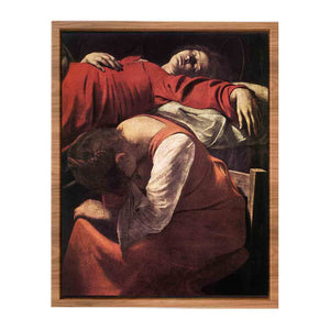 The Death of the Virgin (detail) By Caravaggio