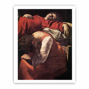 The Death of the Virgin (detail) By Caravaggio