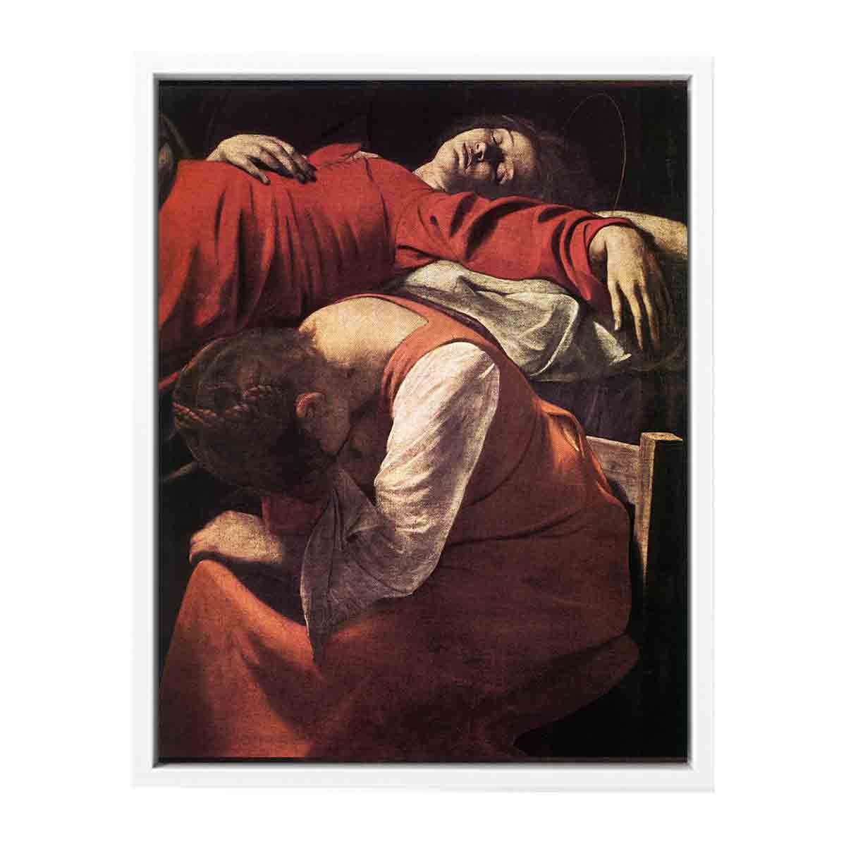 The Death of the Virgin (detail) By Caravaggio