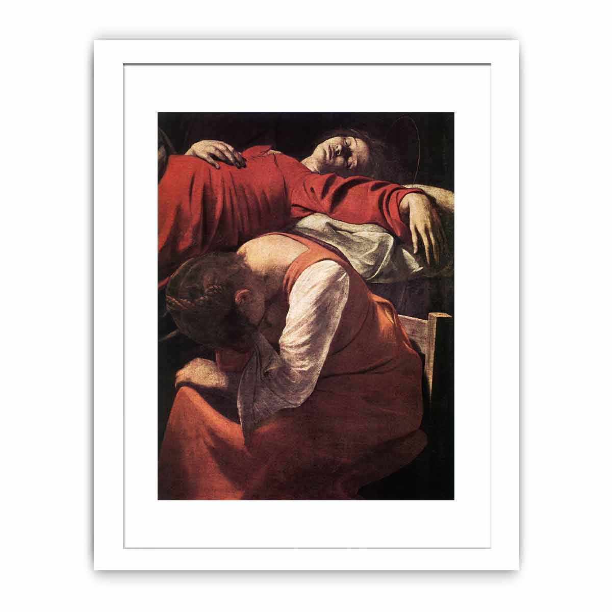 The Death of the Virgin (detail) By Caravaggio