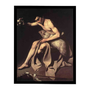 Saint John the Baptist By Caravaggio