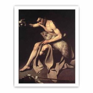 Saint John the Baptist By Caravaggio