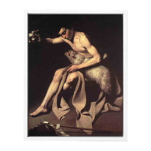 Saint John the Baptist By Caravaggio