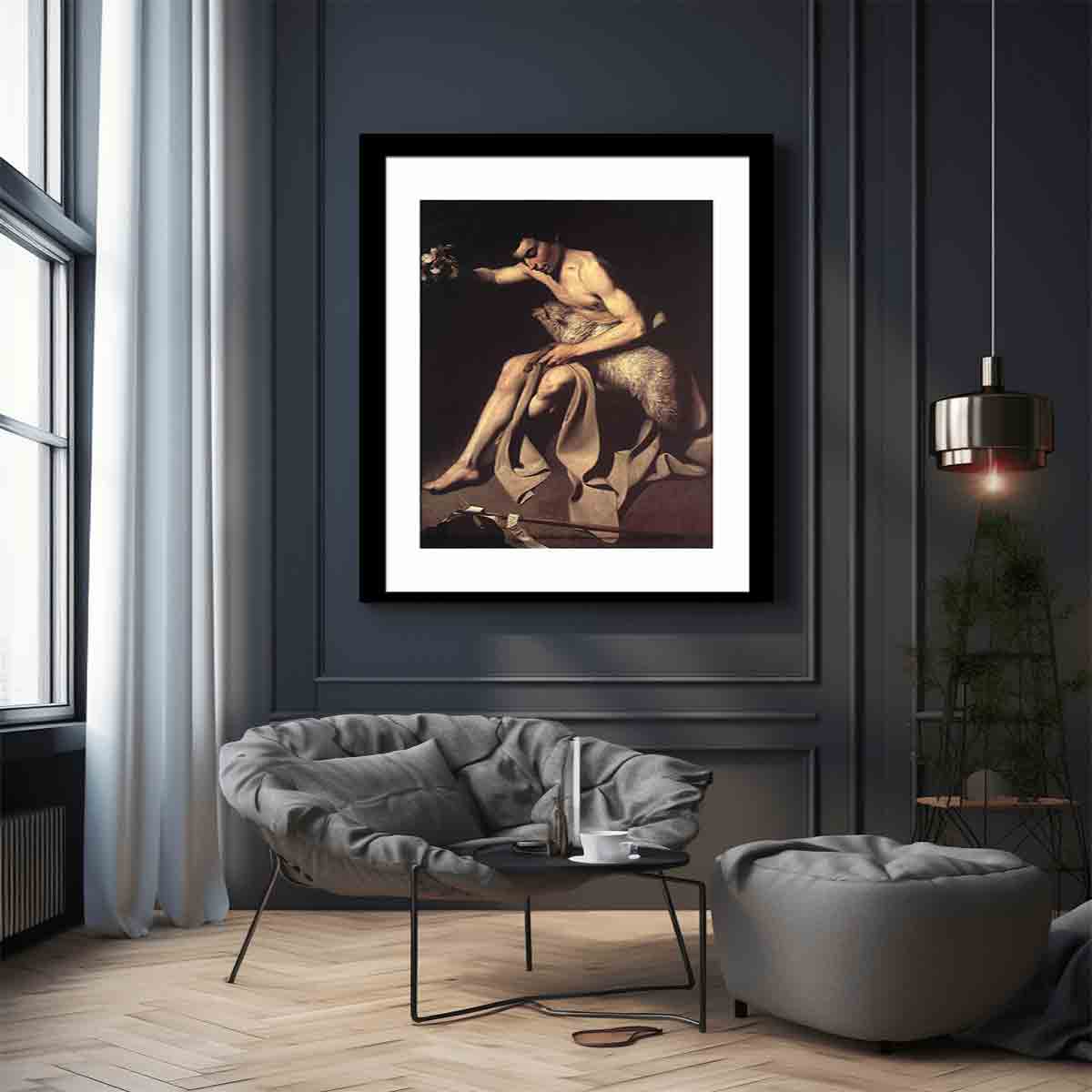 Saint John the Baptist By Caravaggio