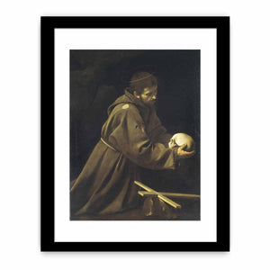 St Francis in Prayer By Caravaggio
