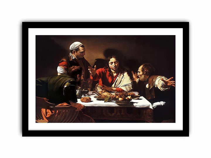 Supper at Emmaus 1601 Painting by Caravaggio