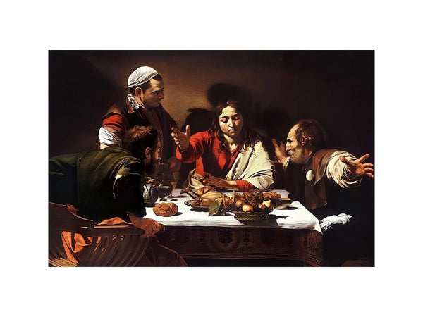 Supper at Emmaus 1601 Painting by Caravaggio