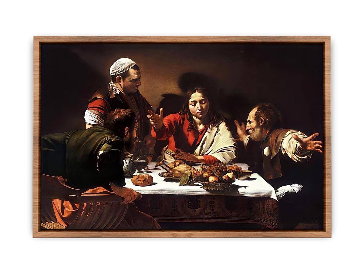 Supper at Emmaus 1601 Painting by Caravaggio