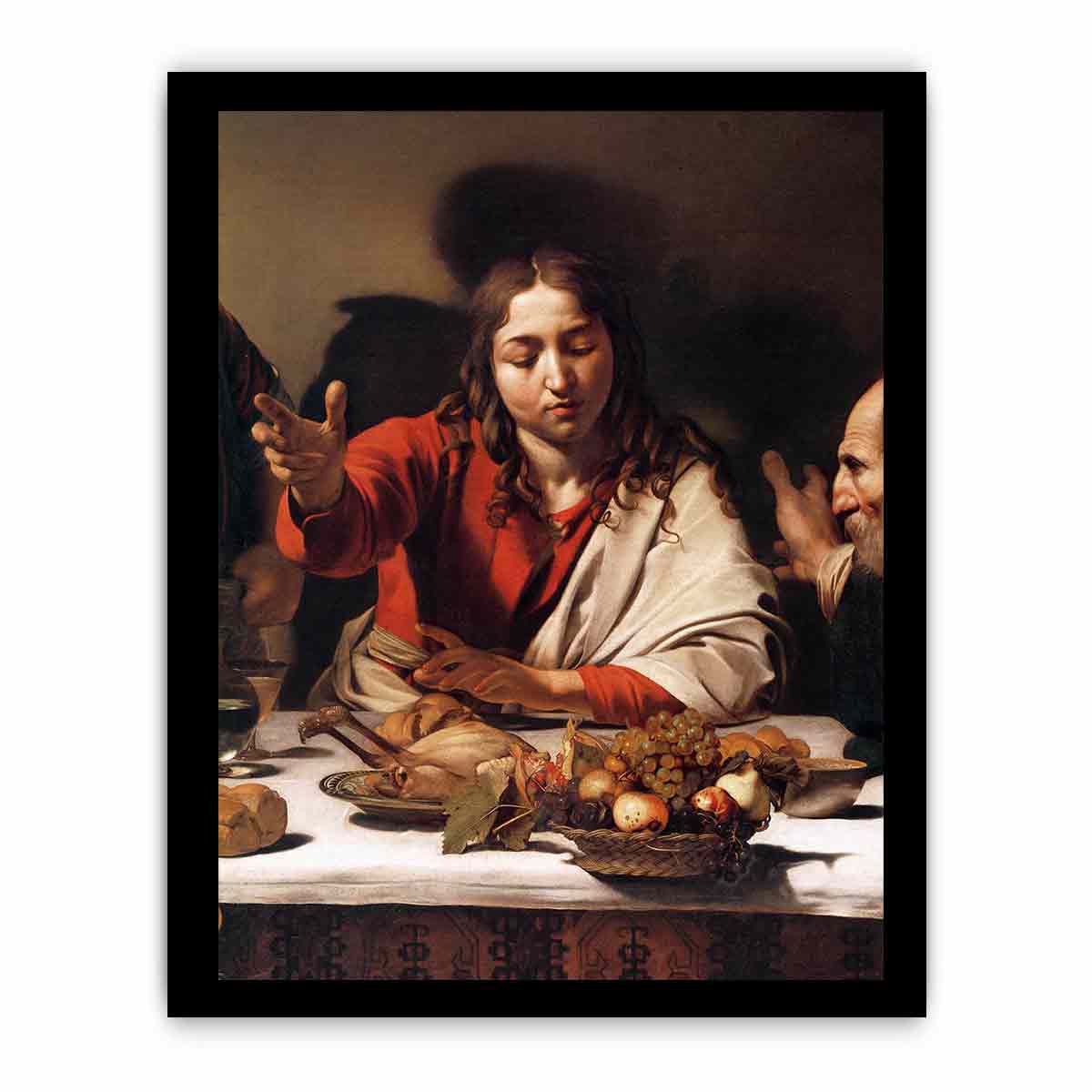 Supper at Emmaus (detail) By Caravaggio