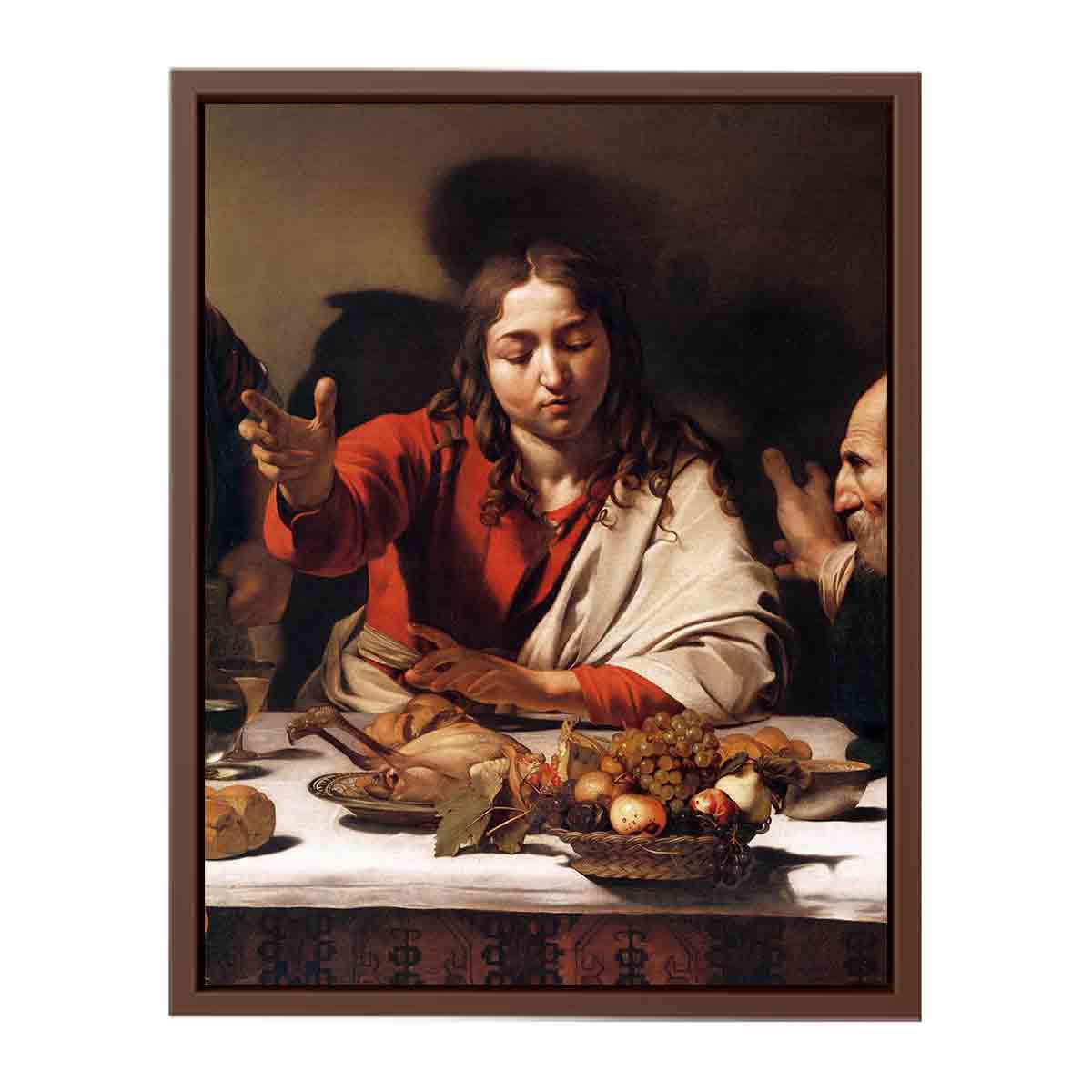 Supper at Emmaus (detail) By Caravaggio