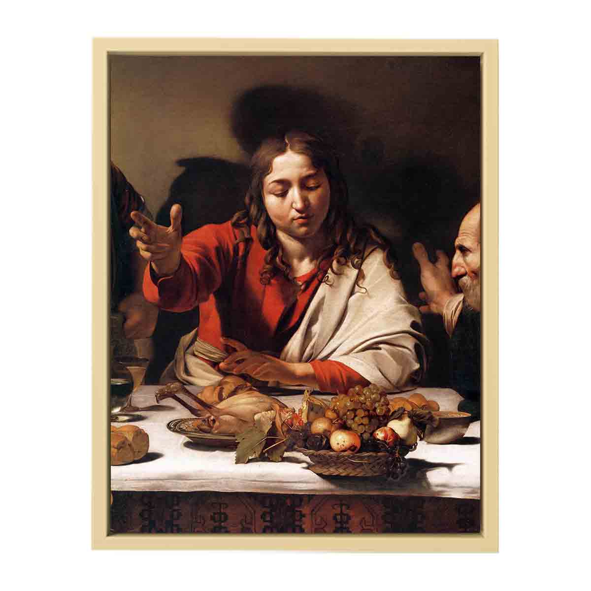 Supper at Emmaus (detail) By Caravaggio