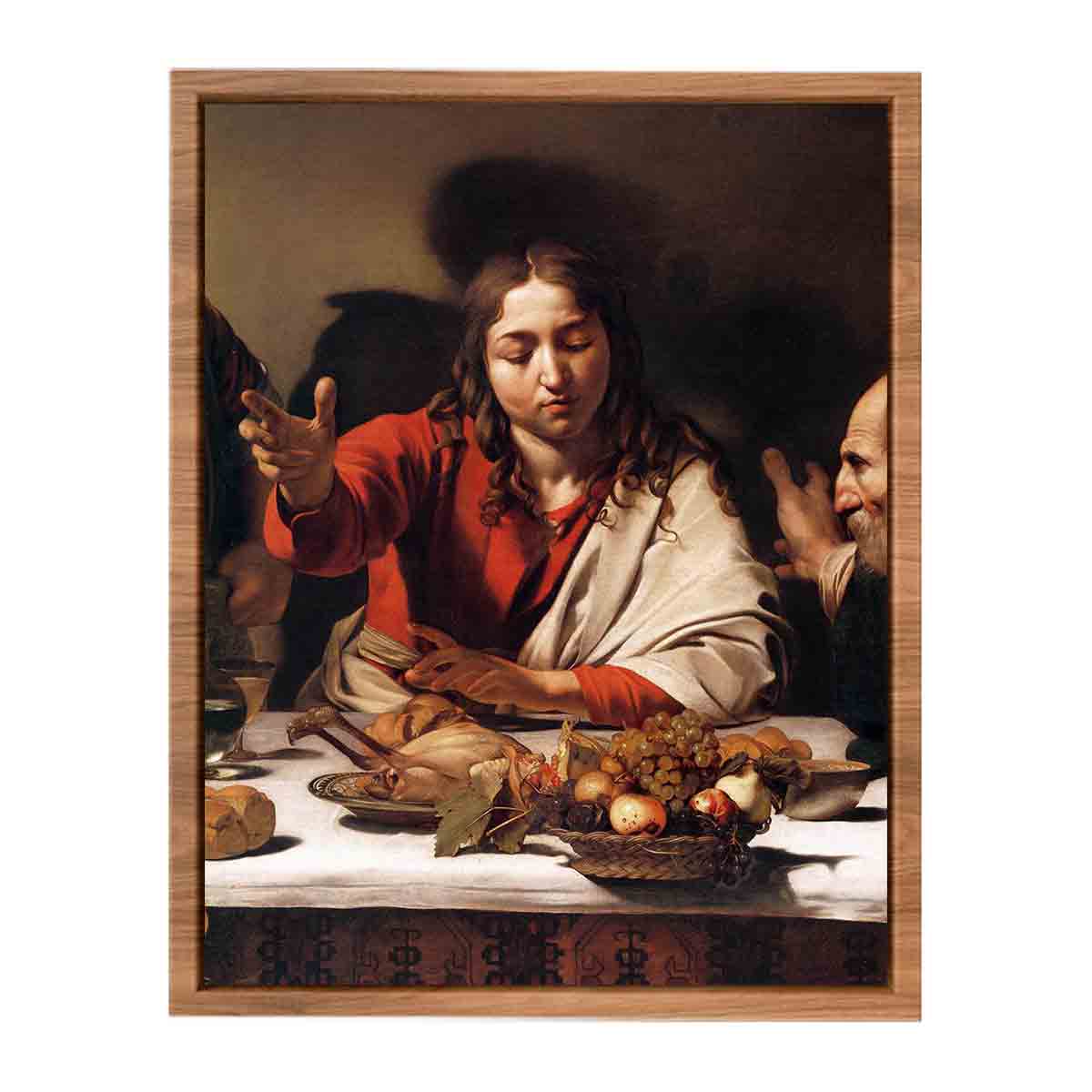 Supper at Emmaus (detail) By Caravaggio