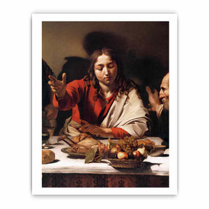 Supper at Emmaus (detail) By Caravaggio