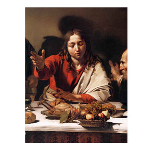 Supper at Emmaus (detail) By Caravaggio