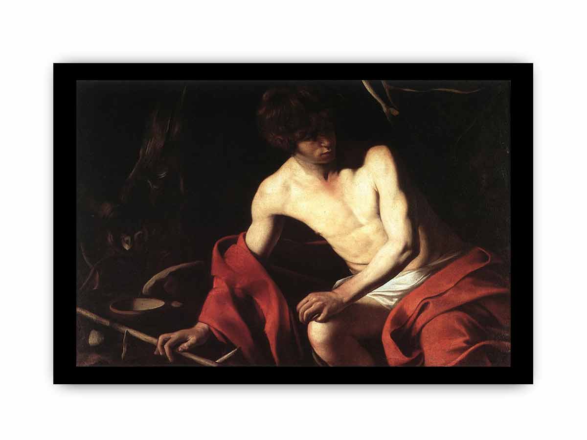 St John the Baptist By Caravaggio