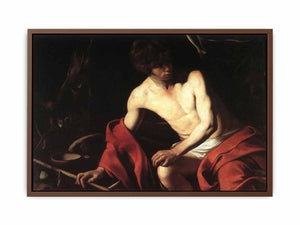 St John the Baptist By Caravaggio