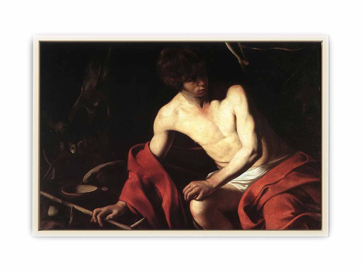 St John the Baptist By Caravaggio