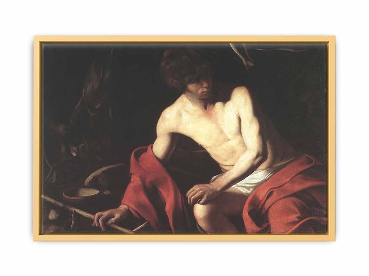 St John the Baptist By Caravaggio
